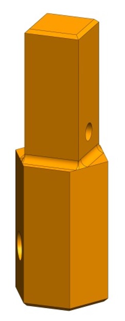 Переходник с квадратом 62х62